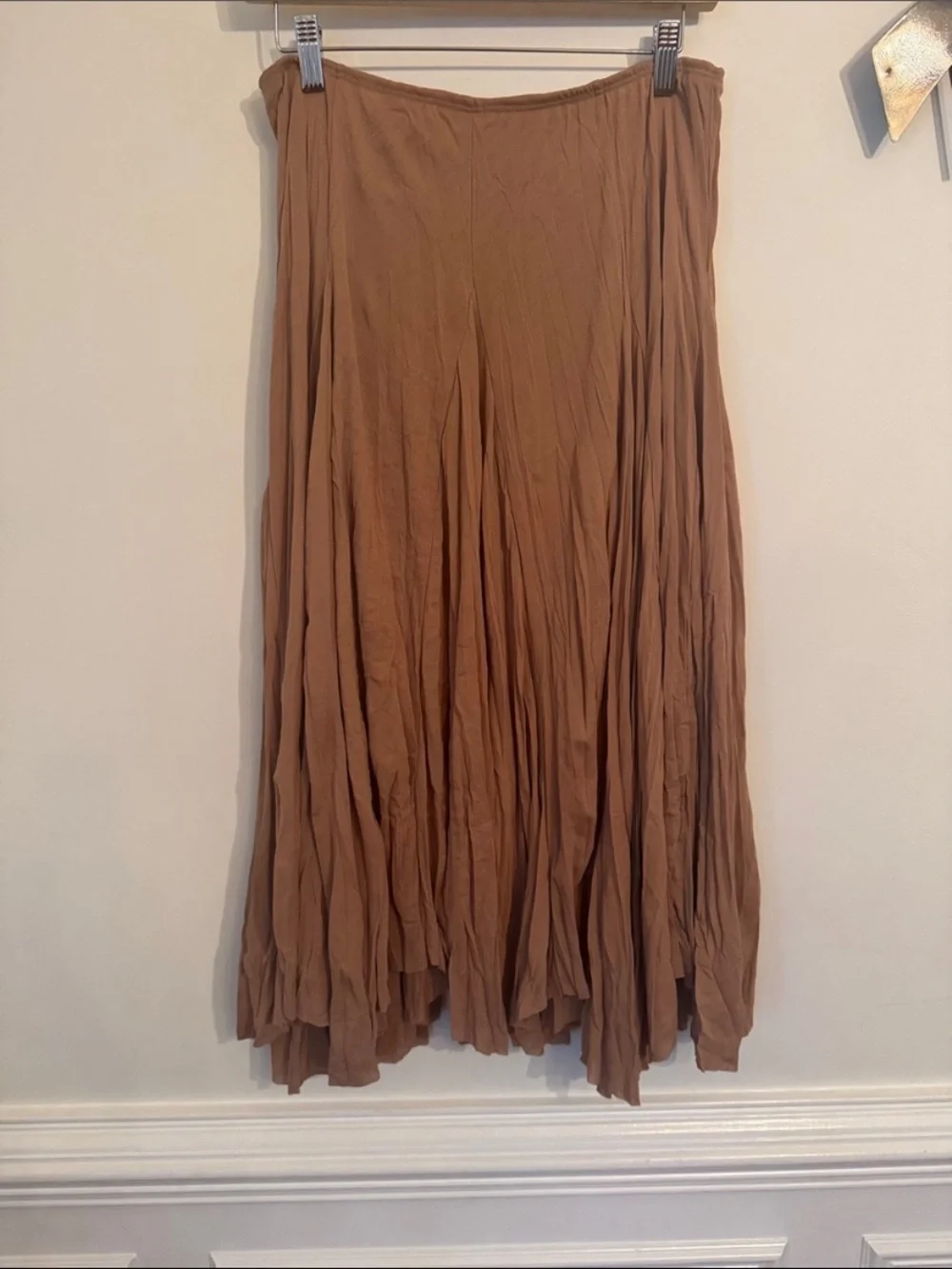 Everyday Relaxed Maxi Skirt in Brown
